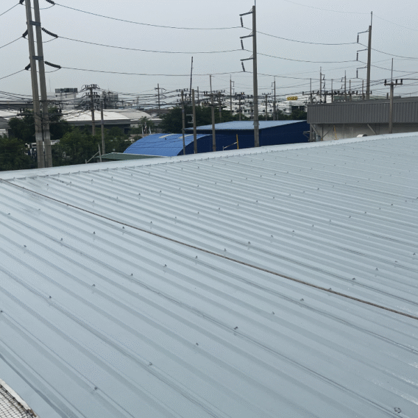 ทาสีหลังคาเพื่อป้องกันสนิม