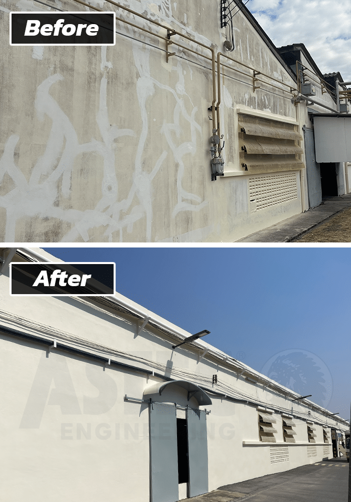 ทาสีโกดังสินค้า