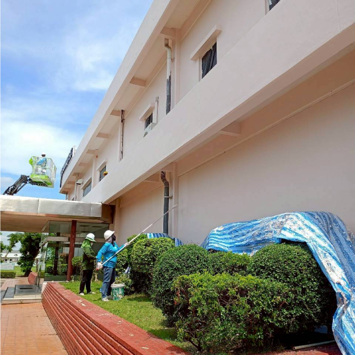 ทาสีอาคาร