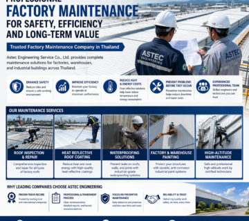 Factory Maintenance Company in Thailand Why Leading Industrial Businesses Trust Astec Engineering